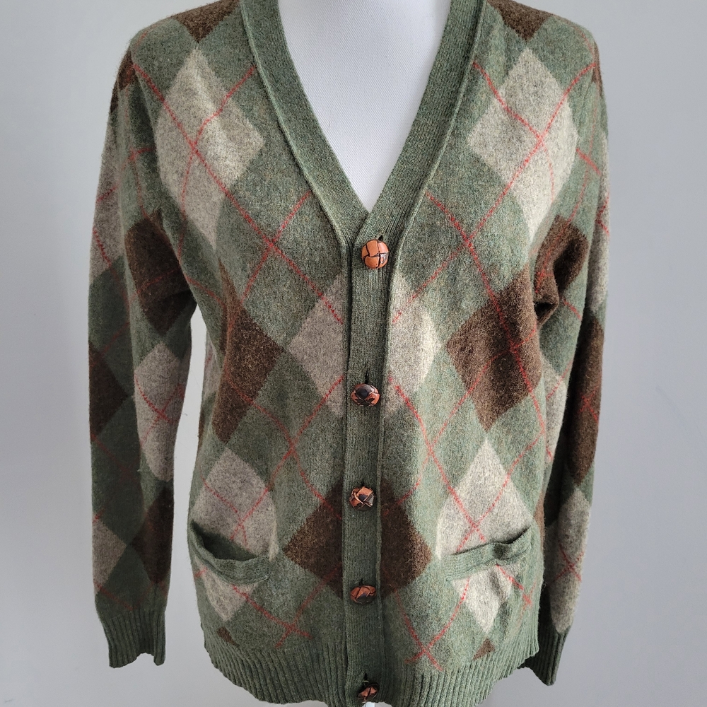 J.Crew 100% Lambs Wool Cardigan M